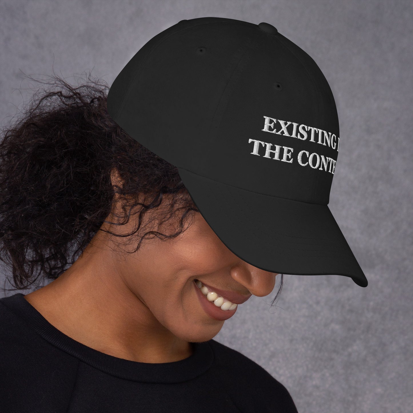 Existing in the Context Embroidered Hat